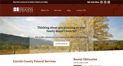 Desktop Screenshot of higginsfh.com